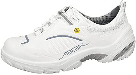 Abeba - Calzado de protección para Hombre Multicolor Blanco/Gris 40