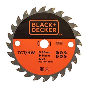 Black & Decker A7525 Disco para mini sierra circular TCT 85x10mm 24 dientes