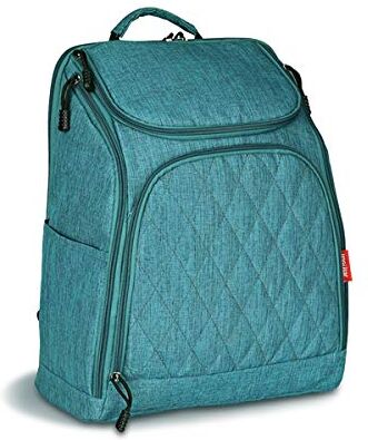 SONARIN Multifunción Mochilas para Pañales Con Nappy Changing Mat y Correa de Cochecito,Gran Capacidad, Organizador de Mochila de Viaje,Impermeable,Apertura Grande en La Parte Posterior(Verde)