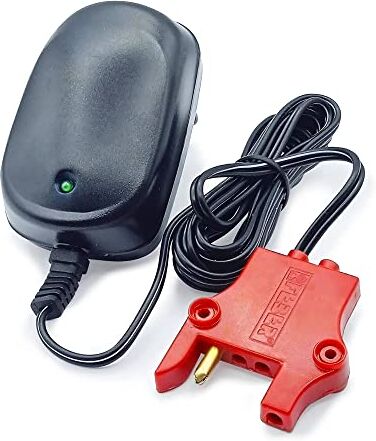 FEBER - Cargador 12 V 1AH, oficial de FEBER válido para baterías de vehículos eléctricos de juguete, compatible con coches, motos, quads y trimotos, de 12 Voltios y 1 Amperio, FAMOSA (800003111)