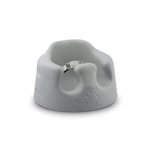 Bumbo Asiento de Suelo para Bebé - Con Arnés de Seguridad - Fácil de Limpiar - Diseño Ergonómico - Apto para Bebés de 3 a 12 Meses - 15 x 15 x 9.3 cm - Color Gris - Bumbo
