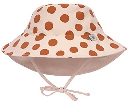 LÄSSIG Unisex Niños Sun Protection Bucket Hat Sonnenanzug, Dots Powder Rosa, Ajuste Ideal, Dots Powder Rosa, 3 Años