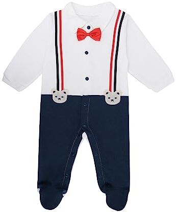 WYTbaby Ropa Bebe Niño AlgodóN Pijamas Bebe Manga Larga Bodys Para Bebe NiñAs Niños 6-9 Meses