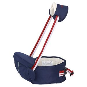 hengweiuk Hipseat portabebés, tamaño libre, multifuncional para asiento de cadera, posiciones de transporte, con cinturón de seguridad ajustable para bebé (azul profundo)