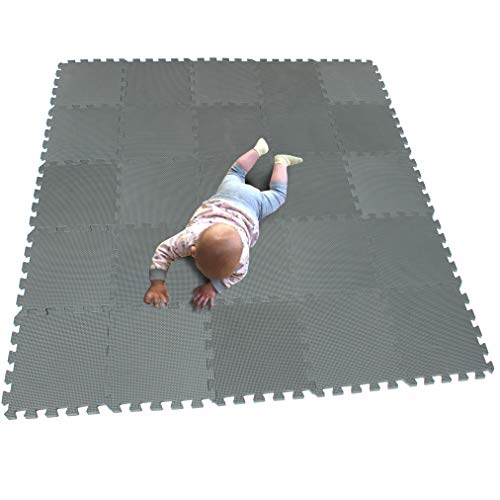 MQIAOHAM Alfombra Bebe Carpet de Espuma eva Grande Infantiles Juguete Manta Parque Play Puzzle tapete Gris CDW112G301025