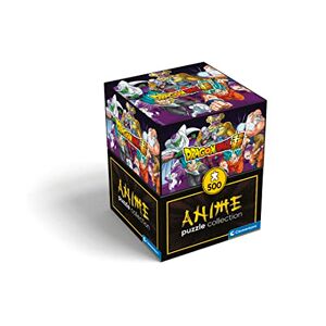 Clementoni- Puzzle Cubo 500 Piezas Dragonball, Multicolor (35134)