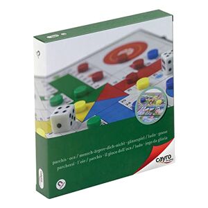 Cayro - Parchís y Oca - + 5 Años - Modelo Magnético - Doble Juego de Mesa para Niños y Adultos - con Cajones para Guardar Las Fichas - 2 a 4 Jugadores