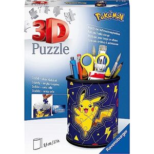 Ravensburger - 3D Puzzle Portalàpices Pokemon, 54 Piezas, 6+ Años