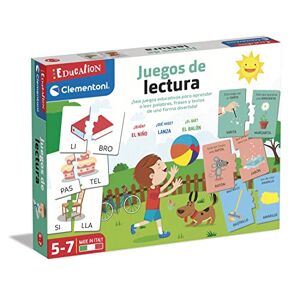 Clementoni - Juegos de Lectura - juego educativo aprender a leer, a partir de 5 años, juguete en español (55310)
