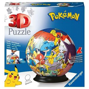 Ravensburger - 3D Puzzle Pokemon, Puzzle Ball, 72 Piezas, 6+ Años