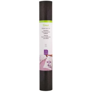 Cricut Tinta de Tela con Brillo Negro - Vinilo para Planchar Cricut Tinta de Tela con Brillo Negro - Vinilo para Planchar