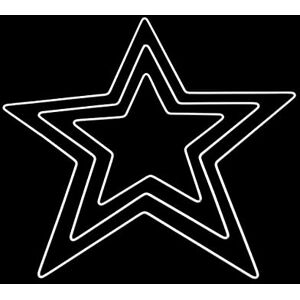 Rayher Estrellas de metal, blancas, 3 ud, 20, 30 y 40 cm, para manualidades y decoración, Rayher Estrellas de metal, blancas, 3 ud, 20, 30 y 40 cm, para manualidades y decoración,