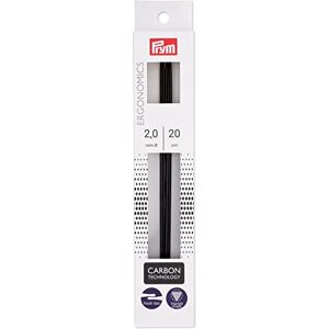 Prym -1 Agujas de Tejer, Negro, 2 mm Prym -1 Agujas de Tejer, Negro, 2 mm
