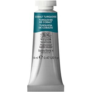 Winsor & Newton Acuarela Profesional Pintura de Acuarela, Alta Luminosidad, Resistente a la Luz, Calidad de Archivo, Tubo de 14 ML, Color Turquesa De Cobalto Winsor & Newton Acuarela Profesional Pintura de Acuarela, Alta Luminosidad, Resistente a la Luz, Calidad de Archivo, Tubo de 14 ML, Color Turquesa De Cobalto