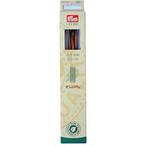 Prym Agujas de Tejer Natural de Color, 20 cm, 4,50 mm, Madera, Multicolor, 4,5 mm Prym Agujas de Tejer Natural de Color, 20 cm, 4,50 mm, Madera, Multicolor, 4,5 mm