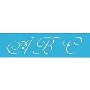 DecoArt Deco Art plástico Americana Plantilla (45,7 x 45,7 cm, Monogram Alfabeto ( DecoArt Deco Art plástico Americana Plantilla (45,7 x 45,7 cm, Monogram Alfabeto (