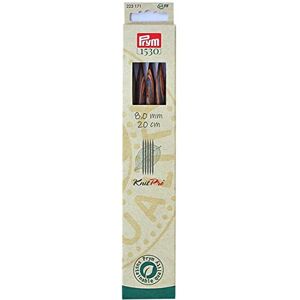 Prym Strumpfstricknadeln Natural Farbig 20 cm 8,00 mm Agujas de Tejer, Madera, Multicolor, 8,0 mm Prym Strumpfstricknadeln Natural Farbig 20 cm 8,00 mm Agujas de Tejer, Madera, Multicolor, 8,0 mm