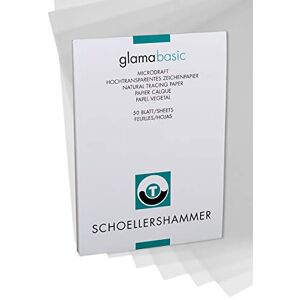 Schoellershammer Glama papel transparente - A3 - 110 g/m² - paquete de 50 hojas Schoellershammer Glama papel transparente - A3 - 110 g/m² - paquete de 50 hojas