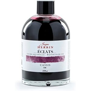 Jacques Herbin - Encre Aquarelle Éclats - 250 ml - 330 Cassis - Ink Jacques Herbin - Encre Aquarelle Éclats - 250 ml - 330 Cassis - Ink