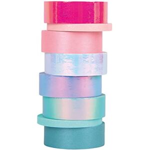 Rayher Washi Shiny Mix Juego de cintas adhesivas (6 x 15 mm, 2 x 5 mm a 5 m, caja de 8 unidades), multicolor Rayher Washi Shiny Mix Juego de cintas adhesivas (6 x 15 mm, 2 x 5 mm a 5 m, caja de 8 unidades), multicolor