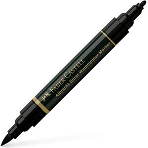 Faber-Castell 160499 Caja de 4 marcadores acuarelables A. Dürer 199. Color Negro Faber-Castell 160499 Caja de 4 marcadores acuarelables A. Dürer 199. Color Negro