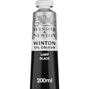 Winsor & Newton Winton Tubo de Pintura al Óleo, 200 ML, Negro (Negro de Humo) Winsor & Newton Winton Tubo de Pintura al Óleo, 200 ML, Negro (Negro de Humo)