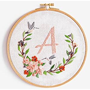 DMC Kit de bordado de guirnalda de flores DMC Kit de bordado de guirnalda de flores