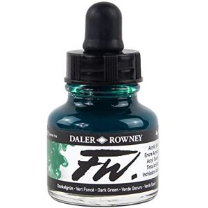 Daler Rowney FW Ink 29.5ml Dark Green Daler Rowney FW Ink 29.5ml Dark Green