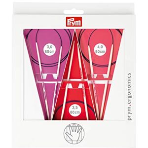 Prym Ergonomics (80 cm, 3,00-4,00 mm) Juego De Agujas Circulares 1 Juego Prym Ergonomics (80 cm, 3,00-4,00 mm) Juego De Agujas Circulares 1 Juego