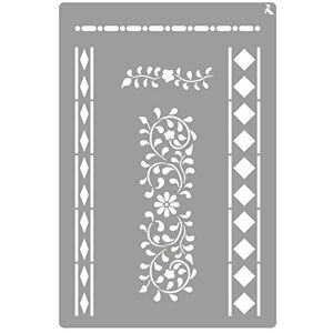 La Pajarita Plantilla Stencil St-08 Deco 20X30 CM Especial Para Chalk Paint y Pintura Tela La Pajarita Plantilla Stencil St-08 Deco 20X30 CM Especial Para Chalk Paint y Pintura Tela
