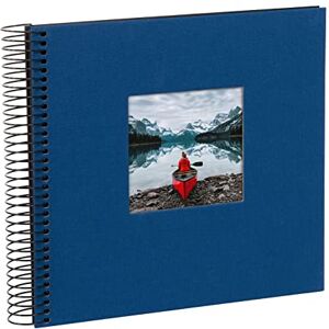 Goldbuch Bella Vista Álbum de recuerdos (lino, 40 páginas negras, 20 x 20 x 2,7 cm), color azul Goldbuch Bella Vista Álbum de recuerdos (lino, 40 páginas negras, 20 x 20 x 2,7 cm), color azul