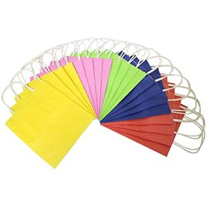 Folia Bringmann 21.809 bolsas de papel grandes 18 x 8 x 21 cm Colores Surtidos Pack de 20 Folia Bringmann 21.809 bolsas de papel grandes 18 x 8 x 21 cm Colores Surtidos Pack de 20