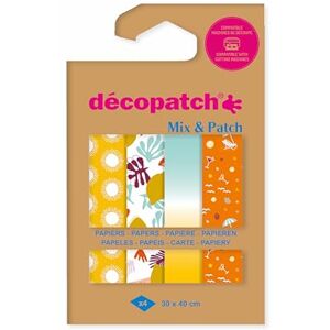 décopatch – Una Bolsa de 4 Hojas Tamaño: 30 x 40 cm – Papeles Impresos, diseños Infantiles – Mix & Patch – A Partir de 5 años, DIY, creación, renovación, Actividad Creativa décopatch – Una Bolsa de 4 Hojas Tamaño: 30 x 40 cm – Papeles Impresos, diseños Infantiles – Mix & Patch – A Partir de 5 años, DIY, creación, renovación, Actividad Creativa