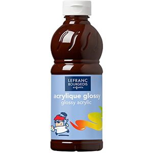 Lefranc Bourgeois Pintura acrílica para niños, Chocolate Caliente, 500 ML, 500 Lefranc Bourgeois Pintura acrílica para niños, Chocolate Caliente, 500 ML, 500