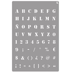 La Pajarita Plantilla Stencil St-23 Alphabet 20X30 CM Especial Para Chalk Paint y Pintura Tela La Pajarita Plantilla Stencil St-23 Alphabet 20X30 CM Especial Para Chalk Paint y Pintura Tela