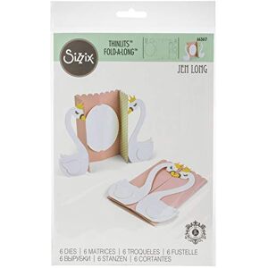 Sizzix Set de Troqueles Thinlits 6 pzas Tarjeta Cisne Fold-a-Long by Jen Long Sizzix Set de Troqueles Thinlits 6 pzas Tarjeta Cisne Fold-a-Long by Jen Long