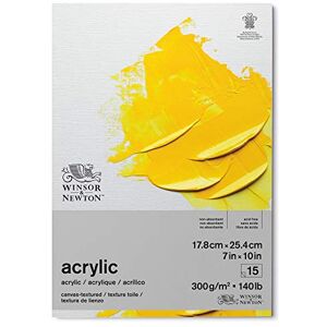Winsor & Newton Bloc papel Acrílico, Blanco, (17,8 x 25,4 cm) Winsor & Newton Bloc papel Acrílico, Blanco, (17,8 x 25,4 cm)