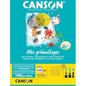 Canson Mis primeros garabatos – Bloc A4 100 hojas 160g/m² Canson Mis primeros garabatos – Bloc A4 100 hojas 160g/m²