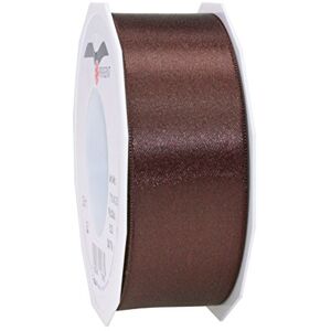 PRÄSENT C.E. PATTBERG Cinta regalo satén color café solo, 25 m de cinta de raso para envolver regalos, 40 mm de ancho, cinta de regalo para decoración y manualidades, cinta decorativa versátil PRÄSENT C.E. PATTBERG Cinta regalo satén color café solo, 25 m de cinta de raso para envolver regalos, 40 mm de ancho, cinta de regalo para decoración y manualidades, cinta decorativa versátil
