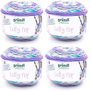 Hilo Grundl Lolly Pop - Tejido - Suave, Colores en Gradiente Brillantes Hilo Grundl Lolly Pop - Tejido - Suave, Colores en Gradiente Brillantes