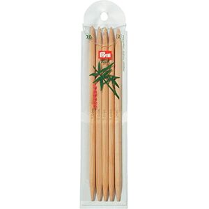 Prym Bamboo (20 cm, 7.00 mm) Aguja de Doble Punta 1 Unidad Prym Bamboo (20 cm, 7.00 mm) Aguja de Doble Punta 1 Unidad