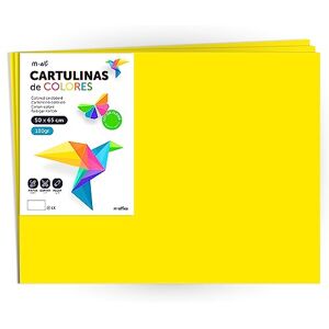 m-office Cartulina de Colores, Cartulina Grande 50x65 cm de Colores Fluor, Cartulinas de Colores Fluor 180gr para Manualidades, Diseños Creativos y Proyectos de Arte · (x125 hojas, amarillo fluor) m-office Cartulina de Colores, Cartulina Grande 50x65 cm de Colores Fluor, Cartulinas de Colores Fluor 180gr para Manualidades, Diseños Creativos y Proyectos de Arte · (x125 hojas, amarillo fluor)