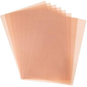 Sizzix Plástico retráctil metálico Surfaces, A4, oro rosa, 10 hojas Sizzix Plástico retráctil metálico Surfaces, A4, oro rosa, 10 hojas