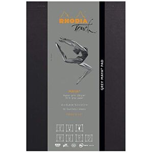 Bloc de Maya gris Rhodia Touch A4+ - Cuaderno Bloc de Maya gris Rhodia Touch A4+ - Cuaderno