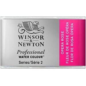 Winsor & Newton Acuarela Profesional Pintura de Acuarela, Alta Luminosidad, Resistente a la Luz, Calidad de Archivo, Godet, Color Rosa Opera Winsor & Newton Acuarela Profesional Pintura de Acuarela, Alta Luminosidad, Resistente a la Luz, Calidad de Archivo, Godet, Color Rosa Opera
