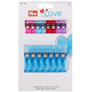 Prym Fabric Clips, Blue, 18.399999999999999 x 10.8 x 1.5 cm Prym Fabric Clips, Blue, 18.399999999999999 x 10.8 x 1.5 cm