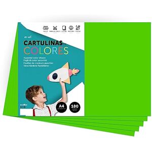 Cartulina de Colores Verde A4 - Papel de Manualidades Resistente Cartulina de Colores Verde A4 - Papel de Manualidades Resistente