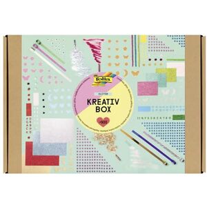 Folia – Caja creativa "Glitter Mix", más de 900 piezas, mezcla de materiales brillantes y coloridos para manualidades creativas, decoración y decoración. Folia – Caja creativa "Glitter Mix", más de 900 piezas, mezcla de materiales brillantes y coloridos para manualidades creativas, decoración y decoración.