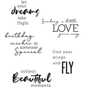 Sizzix Sellos Transparentes, Paquete de 5, Sunnyside Sentiments #3 por Pete Hughes Capítulo 3 2022, Multicolor, One Size Sizzix Sellos Transparentes, Paquete de 5, Sunnyside Sentiments #3 por Pete Hughes Capítulo 3 2022, Multicolor, One Size