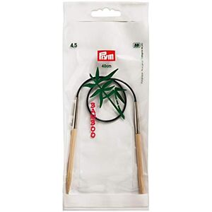 Prym Agujas Circulares (bambú, 40 cm x 4,50 mm) Prym Agujas Circulares (bambú, 40 cm x 4,50 mm)